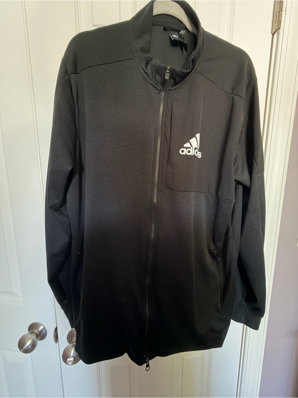 adidas Black Full-Zip Performance Jacket